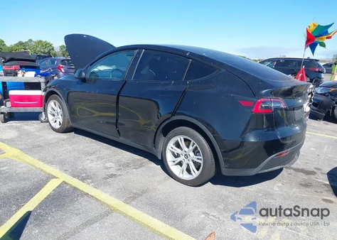 2020 Tesla Model Y Long Range Dual Motor All-Wheel Drive z USA, uszkodzony, nr VIN 5YJYGDEE1LF043178